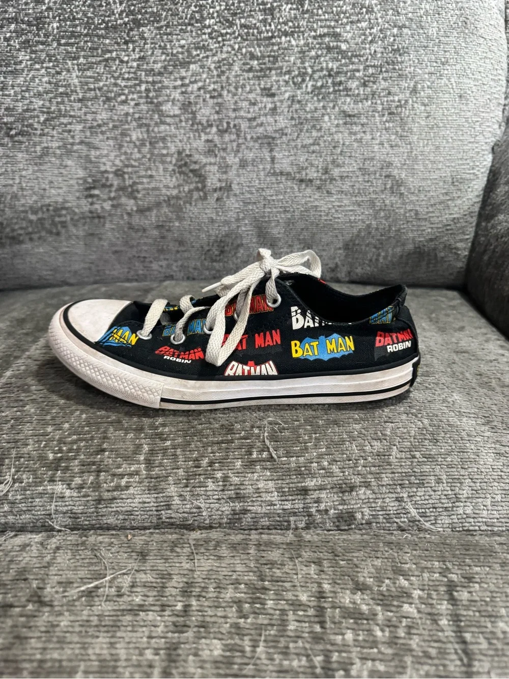 Converse X DC Comics All Star 80th Anniversary Batman Chuck Taylor Kids Size 3